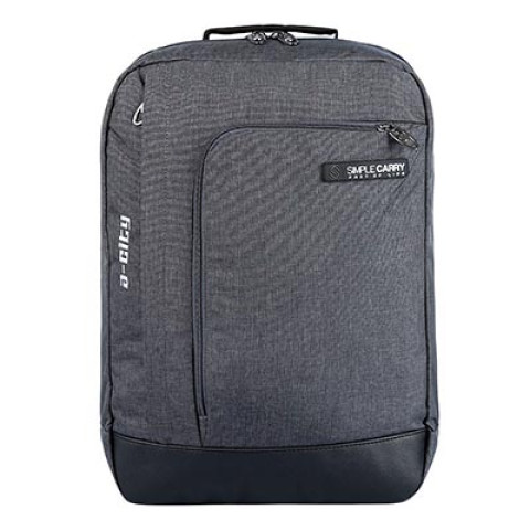 Balo laptop 17.3 inch Simple Carry A-CITY 2 xám đậm